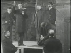 Executioners hang a woman. Stock Footage