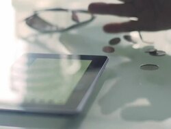 Tablet Quick    CM DE LI Stock Footage