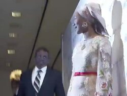 Former First Lady of Kwara State, Nigeria, Toyin Saraki at United Nations Every Woman Every Child Dinner 2012 Stock Footage