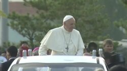 Pope - South Korea - Pope's choice of compact car for visit fascinates South Koreans / Pope Francis greets thousands of young Roman Catholics as he continues his tour / Pope Francis visits sick and disabled / Pope Francis meets religious leaders / Pope Francis celebrates Mass on final day of South Korea visit News Clip