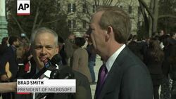 Supreme Court Hears Case on 'Cloud' Data ` News Clip