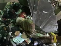 Recycle,  recycling, landfill, garbage, green, environment, waste, dump, trash Stock Footage