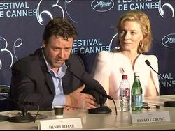 CLEAN:Cannes Presents: 'Robin Hood' -- press confer News Clip