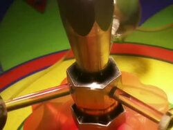 Arcade casino style lighting equipment. Game tables. Stock Footage