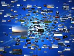 Media world Stock Footage