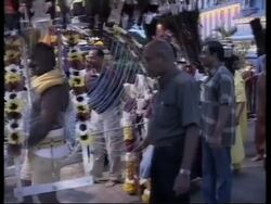 The colourful Hindu festival of Thaipusam News Clip