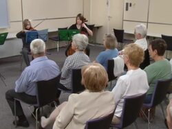 HD: Seniors Listening To Classical Concert Stock Footage