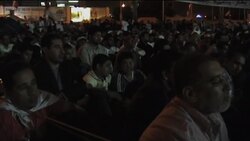 Night footage as tens of thousands keep up protests against rulers Instructional Video