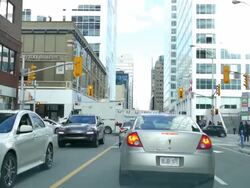 Police lockdown in Ottawa, Canada after soldier is killed by Islamic radical Stock Footage