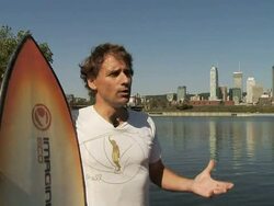 VOICED: Surfing addicts take to rivers in search of waves News Clip