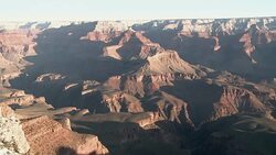 Grand Canyon National Park in U.S.A. Stock Footage