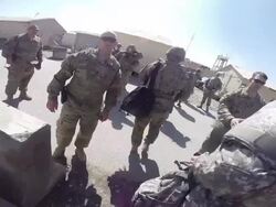 U.S. Soldiers Continue Advisory Role As Election Nears In Afghanistan Stock Footage