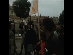 SYND 3 11 69 PEOPLE IN AMMAN PROTEST THE BALFOUR DECLARATION News Clip