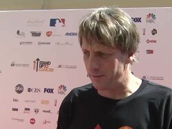 INTERVIEW: Tony Hawk on why he wanted to be involved, what the initiative means to him personally, (Footage by WireImage Video/GettyImages) Stock Footage