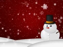 Christmas Snow HD Red Stock Footage