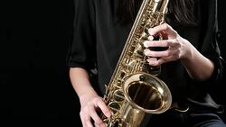 Saxophone Player Stock Footage