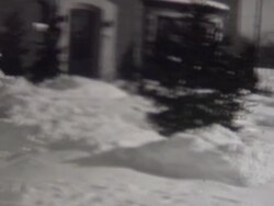 Blizzard in Indiana 1940's Stock Footage