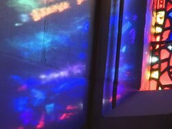 Stained Glass Window #3 Stock Footage