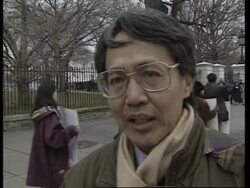 USA: WASHINGTON: STUDENTS PROTEST ABOUT BURMESE MILITARY REGIME News Clip