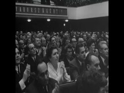 SYND 27/11/70 HUNGARIAN COMMUNIST PARTY CONGRESS IN SESSION IN BUDAPEST News Clip