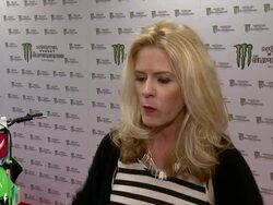 INTERVIEW - Alex McCord - Monster Energy SuperCross World Championship Race Stock Footage