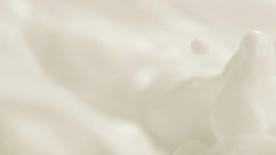 Pouring milk. Splash crown Stock Footage