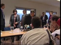 Ministers at airport detention centre where 11 died in fire, reax News Clip