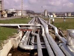 Pipes and reservoirs Stock Footage