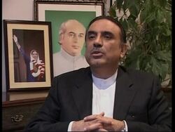 AP interview with top opposition leader Asi Ali Zardari News Clip