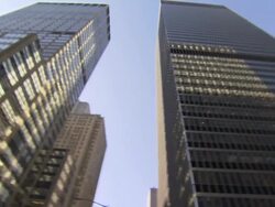 Skyscraper buildings, New York City, USA Stock Footage
