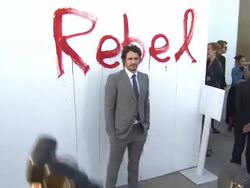 James Franco at The Museum Of Contemporary Art, Lo Stock Footage