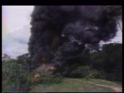 Panama, Soviet AIDS Babies, Trans-Siberian Railway Gas Explosion, Earthquakes, Aircrashes News Clip