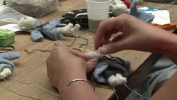 CLEAN : World War One remembered in wool News Clip