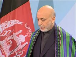 Merkel and Karzai hold joint news conference News Clip