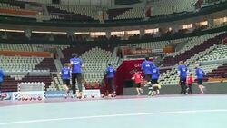 CLEAN : Handball: Spain trains before semi final against France News Clip