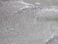 Concrete pitchfork. Stock Footage