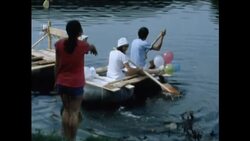 SYND 30 6 82 PROTEST ABOUT POLLUTION OF RIVER PAMPLONA News Clip