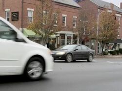 Street Scene Main Road Stock Footage