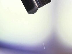 CU Shot of drop by drop of water falling from tap / Vieux Pont en Auge, Normandy, France Stock Footage