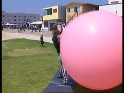 USA - Balloon Man's Broadway hit News Clip