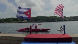CLEAN : New world record set for fastest speedboat crossing from US Cuba News Clip