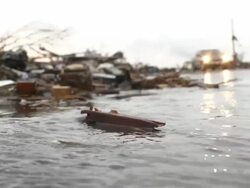 Tornadoe Ravaged Street Stock Footage