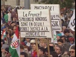 Hungary-Le Pen guest of honour at anti-govt demo News Clip