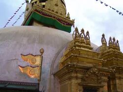 City buildings in Kathmandu. Stock Footage