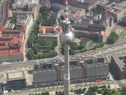 Writing On Communications Tower Stock Footage