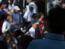 Sights and sounds of the 2011 Boston Marathon Stock Footage