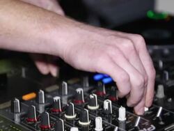 DJ Mixer Stock Footage