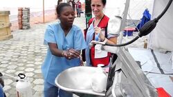 CLEAN: Haiti: Red Cross sets up new cholera center News Clip