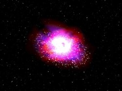 Galaxy Fly through Nebula Fanatsy Stock Footage