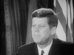 JFK Cuban Missile Crisis speech - Part 13 of 14 Stock Footage